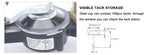 Meite ZN-12S Pneumatic Auto-fed Tack Nailler Sofa Stapler Furniture Decoration Nailler  ForTack Cap Diameter 10.5mm To 11.5mm