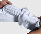 50PCS Portable White Express Courier Tote Bag DIY Logo Plastic Self-Sealing Adhesive Poly Envelope T-shirt Gift Mailing Pouches