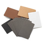 50pcs 6x9cm Earrings Necklaces Display Cards Ear Studs Blank Kraft Paper Card for Jewelry Packaging Hang Price Tag Card Holder