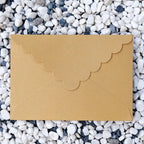 10Pcs Creative Wave Pattern Pearlescent Triangle Envelope Letterhead Special Design Envelope Dropshipping 11*16cm