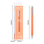 Deli Metal Gel Pen Rollerball Caneta ручка Ballpoint 0.5MM Signing Pens for Office Students Business Stationary Supplies