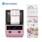 DETONGER DP23S Barcode QR Code Clothes Jewelry Price Tag Printer Android iOS Bluetooth Connection PC Printer