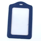 Pu Leather Card Holders Id Badge Case Clear And Color Border Lanyard Holes Bank Credit Id Badge Holders Accessories Wholesales