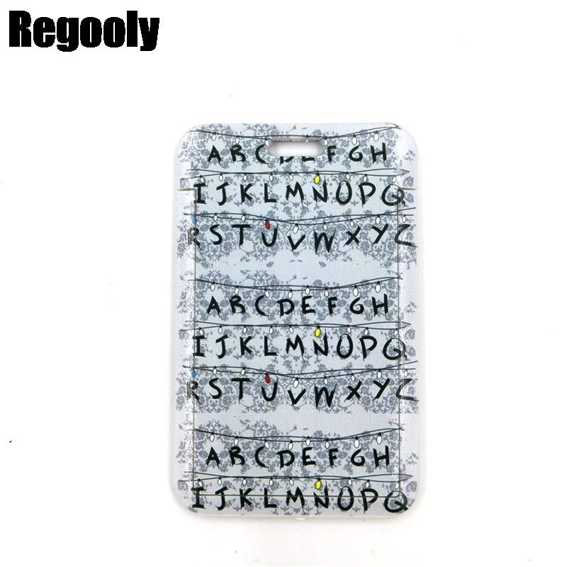 Letters Anime Lanyard Badge Holder ID Card Lanyards Mobile Phone Rope Key Lanyard Neck Straps Keychain Key Ring