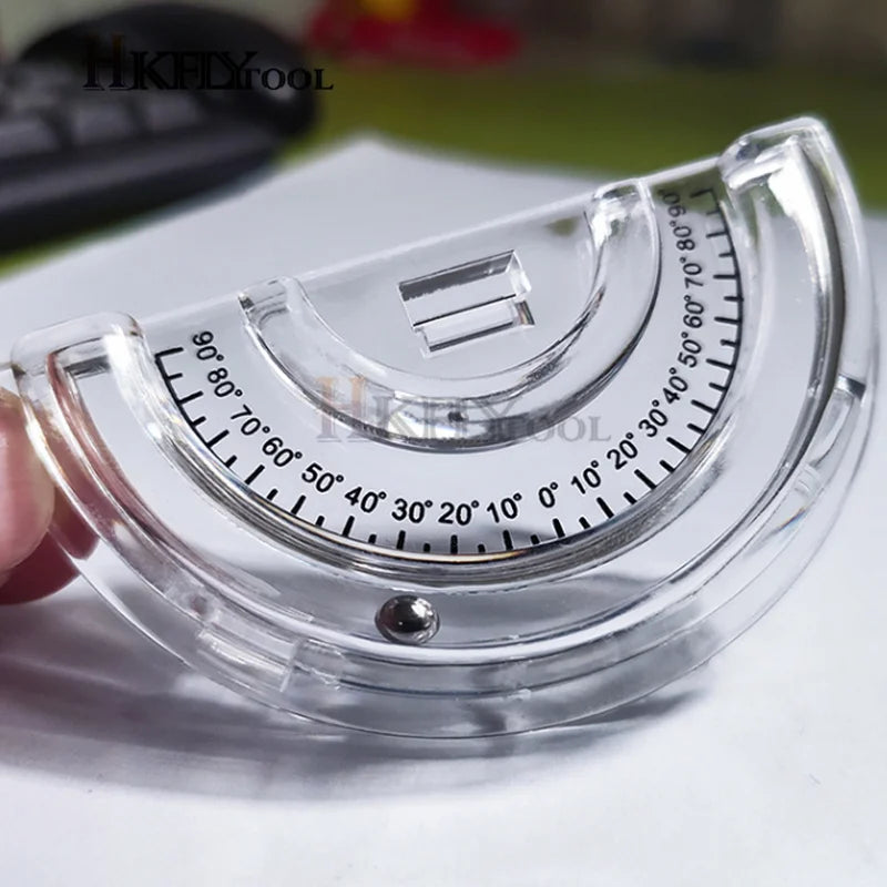 Bedside Protractor Bedside Elevation Angle Display Angle Measuring Instrument Hospital Bed Diagonal Display Measurement Card