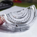 Bedside Protractor Bedside Elevation Angle Display Angle Measuring Instrument Hospital Bed Diagonal Display Measurement Card