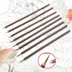 3pcs/set Metal Weasel Hair Brush Pen Hook Line Paint Brush Chinese Calligraphy Brush Art Oil Painting Brush