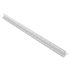 2020 New 30cm Aluminium Metal Triangle Scale Architect Engineer Technical Ruler