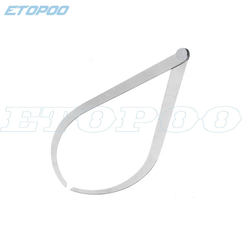 2pcs Calipers 150-450mm Metal Caliper Firm Joint Inside and Outside Caliper Steel Machinist Carving Measurement Tool