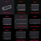 9 Sizes Clear Acrylic Stamp Block for DIY Crafts Card Making Decorations Scrapbooking Handmakes Use with Acrylic Stamps Tools