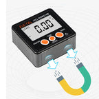 360° IP65/IP54 Digital Protractor Electronic Goniometer Inclinometer Digital Level With Magnetic Base