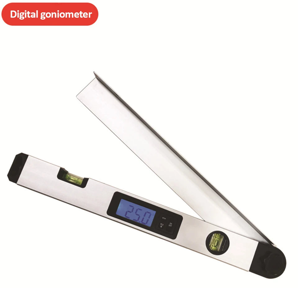0-230 Degree Digital Protractor 400mm 16inch Range Finder Digital Angle Finder Level Digital Spirit Level Angle Finder Meter