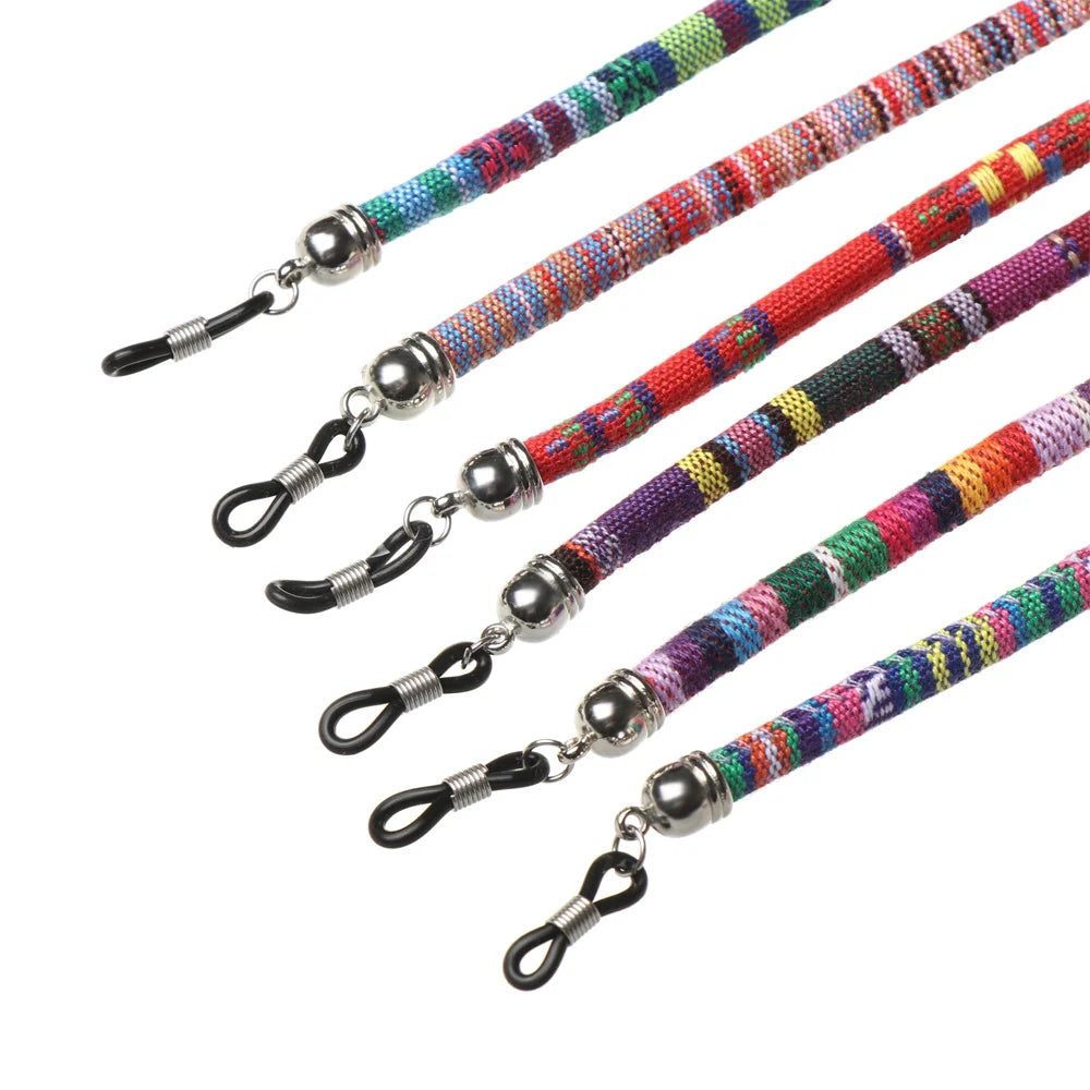 Colorful Acrylic Beads Glasses Chain Reading Glasses Cord Holder Anti-lost Rope Vintage Neck Strap Rope for Eyewear Accessories