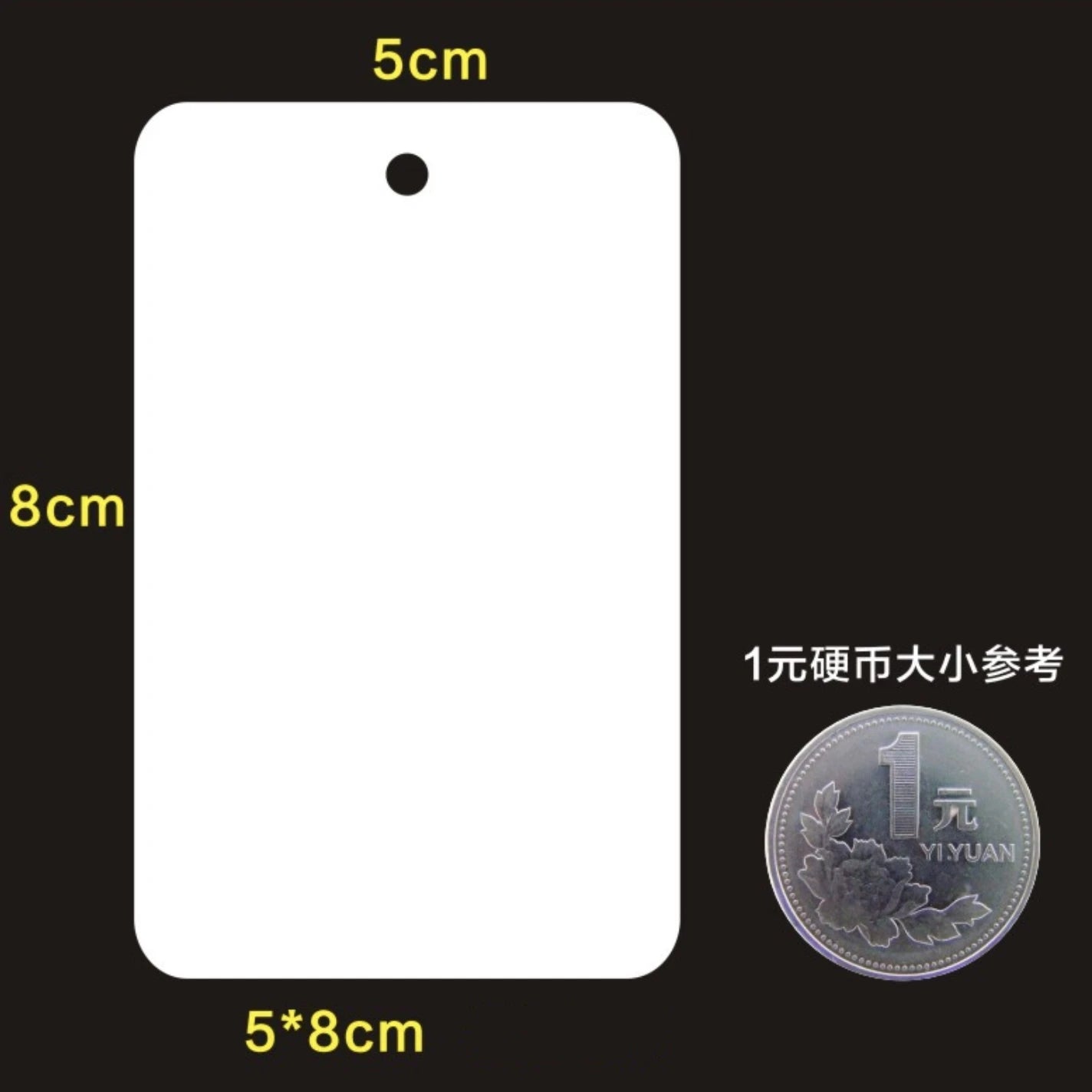 50pcs 5x5/6x9/3x4cm White Blank Paper Marking Blank Price Tags  For Diy Jewelry Display Necklace Cards Hang Favor Label Tag