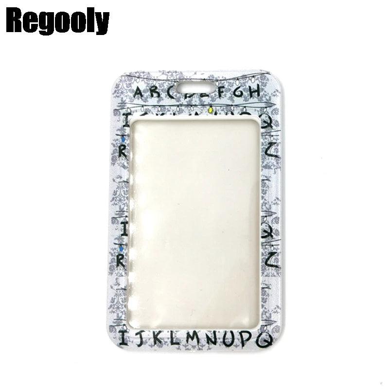 Letters Anime Lanyard Badge Holder ID Card Lanyards Mobile Phone Rope Key Lanyard Neck Straps Keychain Key Ring