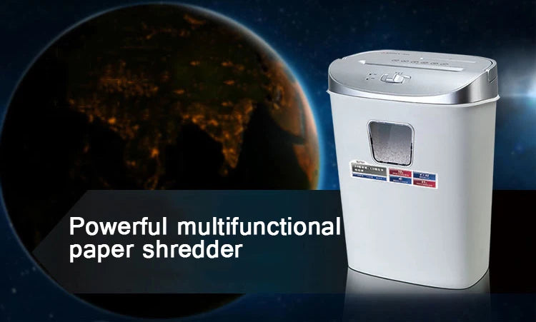 21L Small Portable Shredder Office Home Multifunctional 4 Level Confidential Paper Document Disc Grinder Crusher Destroyer 1pc