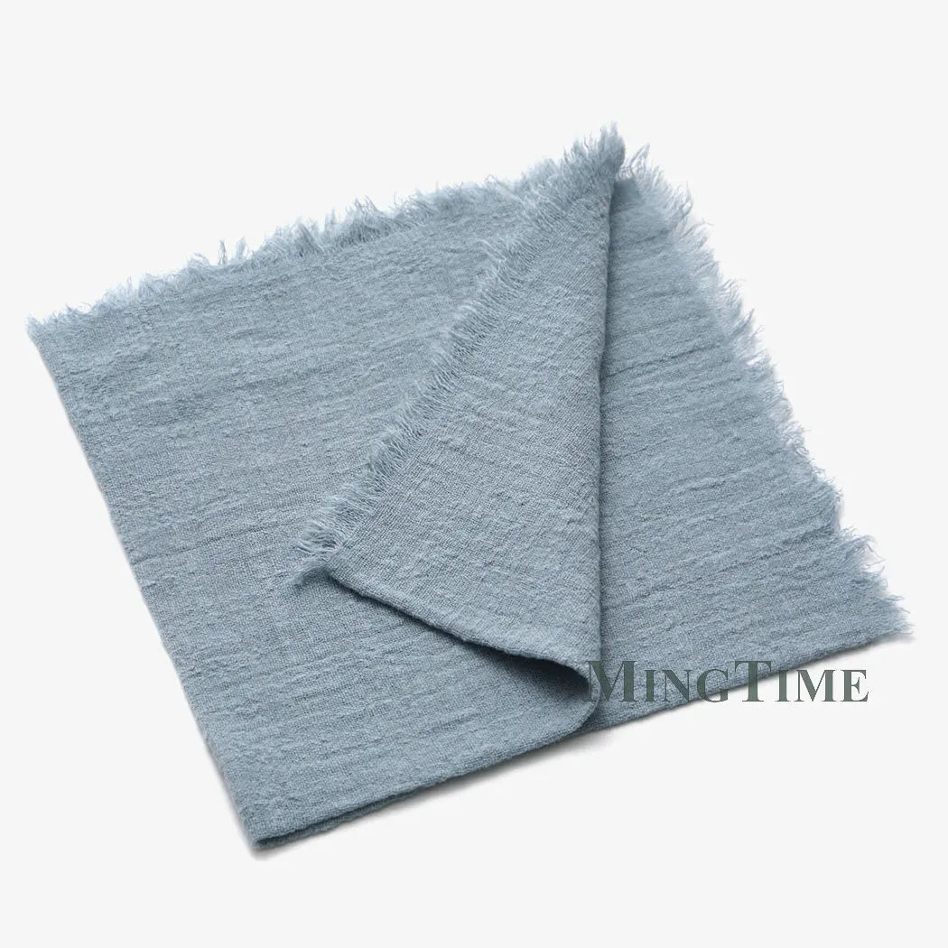 Napkin Cotton Cloth 41*41cm Rustic Gauze Hanky Tea Towel Dining Place Mats Wedding Supplies Linen Home Table Decor