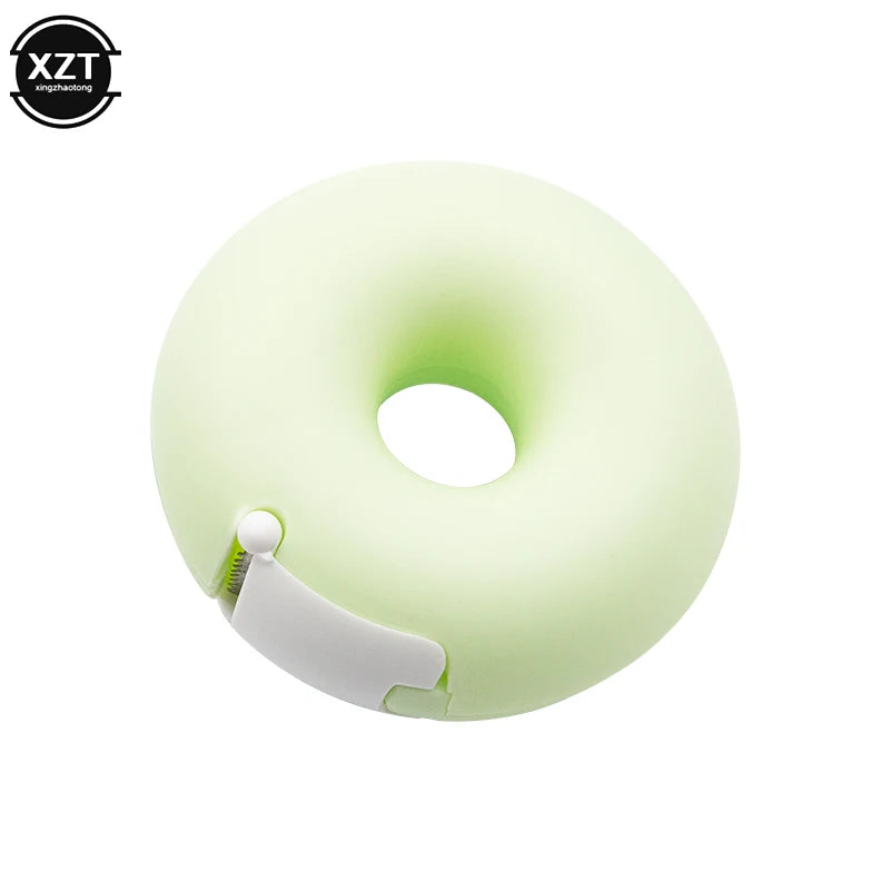 Newest Candy Color Masking Tape Cutter Design Of Love Heart/Donut Shape Washi Tape Cutter Office Tape Dispenser School Supply