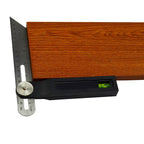 0-22/0-27cm Sliding Angle Ruler T Bevel Hardwood Handle Rotatable Engineer Ruler Plastic Handle Wooden Marking Gauge Protractor