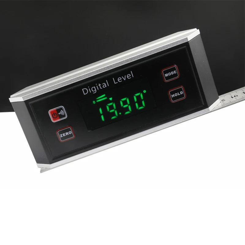 6inch Digital Level Electronic Protractor Inclinometer with Magnet Illuminate Level Angle Meter Gauge Level Box Inclinometer
