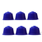 6Pcs Fit  Dolce Gusto Coffee Capsule Reusable Coffee Pod  For Nescafe Dolce Gusto With Spoon Brush Kitchen Accessories