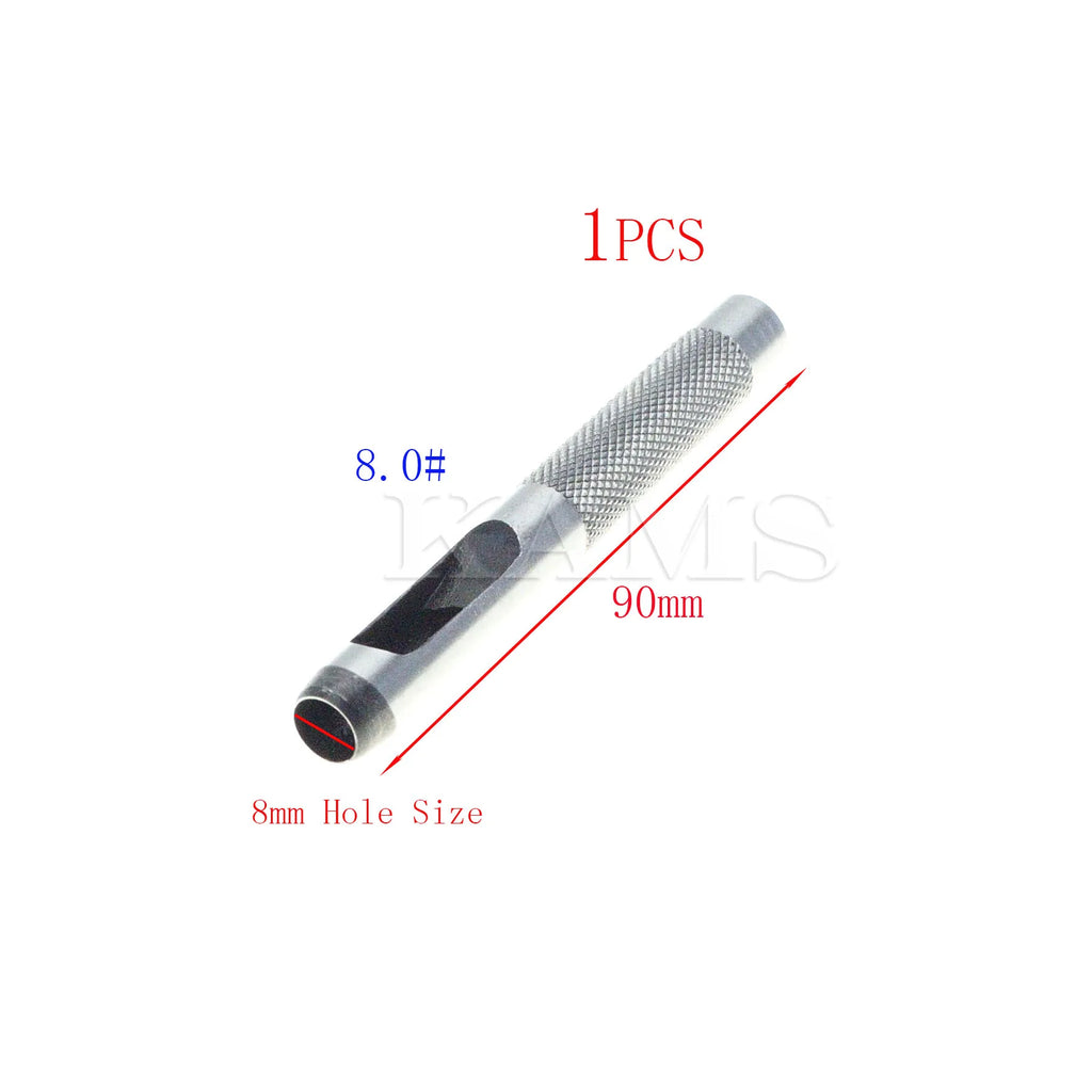 25 Size Pick Leather Tools Leather Punch Leathercraft Hole Craft Set Hollow Puncher Belt Punch 1.0mm-25mm for Clothing Canvas