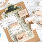 Yoofun Star River Wood Stamps Standard Rubber Kawaii Stamp Seal For DIY Scrapbooking Journal Card Making Decoroation Crafts