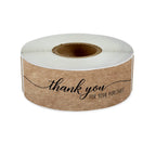 120Pcs/roll Thank You For Your Order Stickers Pink Labels For Envelope Sealing For Small Business Decor Sticker Stationery