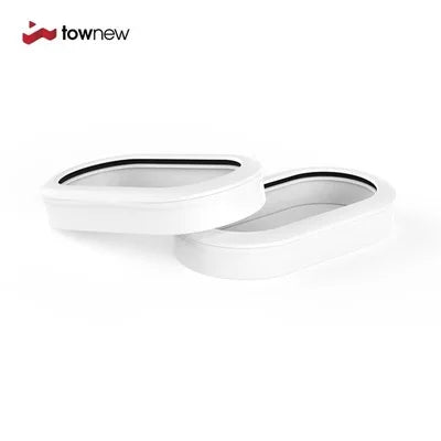 Townew-Recyclable Refill Ring Replacement Cassettes, Trash Bags for Smart Trash Can, T1 Tair T3, 6 Pcs