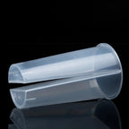 10Pcs 700ml Disposable Plastic Cups with Lids Double Grid Thicken Cup Couple Sharing Drinking Cup for Bubble Tea Boba Smoothie