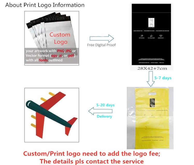 50Pcs Pink Poly Mailer Shipping Bags Waterproof Mailing Envelopes Self Seal Post Transport Bags Thicken Courier Bag 16 Sizes