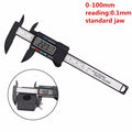 150mm 200mm 300mm 0.1mm Digital Electronic Vernier Caliper Jaw Long Plastic Digital Caliper Micromete DIY Measuring Tools