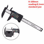 150mm 200mm 300mm 0.1mm Digital Electronic Vernier Caliper Jaw Long Plastic Digital Caliper Micromete DIY Measuring Tools