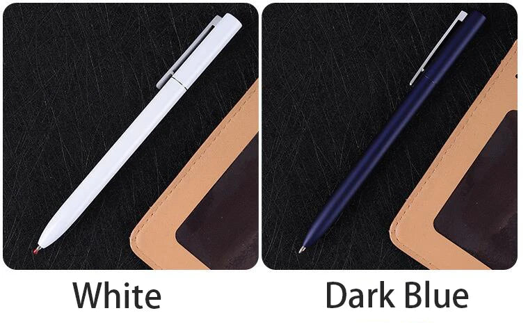 Metal Rotating Gel Pen Sign Pen with Refills for Xiaomi Metal Sign Pens 0.5MM Smooth Low-Key Elegant and Firm Office Business