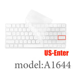 Desktop PC for Apple Bluetooth Wireless keybord MLA22LL/ A1644 A1314 IMAC Keyboard cover Protector Silicone Cover US/EU Version