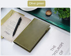 100% Genuine Leather Cover A5A6B6 Sketchbook Planner with Grid Blank Insert Retro Notebooks and Journals Diary Cover Stationery
