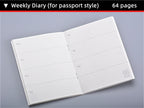 Replace Notebooks DIY Journal Inner Paper Books 4 Sizes 64 Pages Blank/ Graph/ Ruled/ Dot Diary School Office Student Stationery