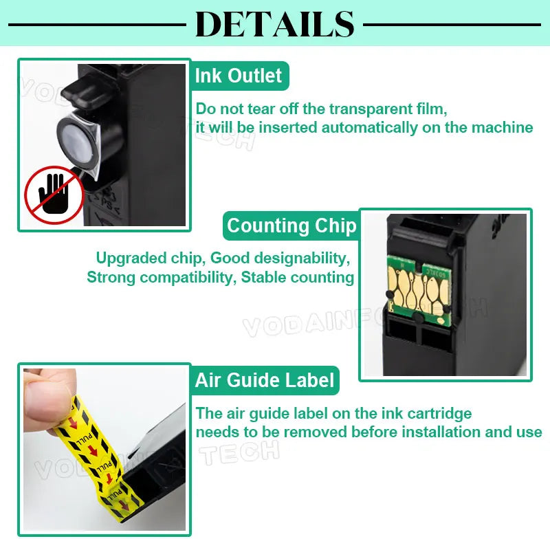 603XL Compatible Ink Cartridges T 603 XL For Epson XP-2100 XP-2105 XP-3100 XP-3105 XP-4100 XP-4105 WF-2810 WF-2830 Printer