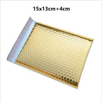 50pcs Rose Gold Poly Bubble Mailer Envelopes Aluminum Foil Padded Envelopes Self Seal Bubble Shipping Mailer Bags