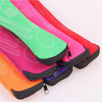 Portable Tableware bag cutlery bag Dinner Set Travel packaging storage box Dinnerware picnic fork spoon bag Organize with Zipper