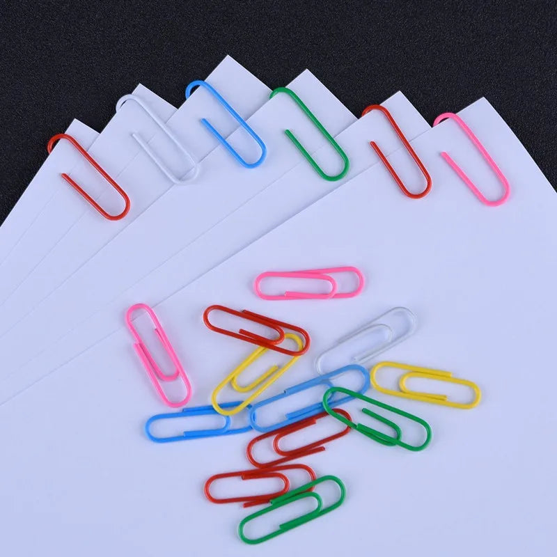 High Quality Golden Notebook Bookmark binder Paperclips Accessories Paper Clips Binding Office Stationary Supplies