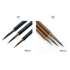 3/4Pcs Wolves Hair Brush Chinese Calligraphy Pen Hook Line Paint Brush Chinese Calligraphy Brush Art Oil Painting Drawing Brush