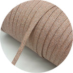 5yards/Lot 6mm Glitter Elastic Ribbon Sewing Elastic Band Fiat Rubber Band For Waist Band Stretch Rope DIY Mask Lanyard