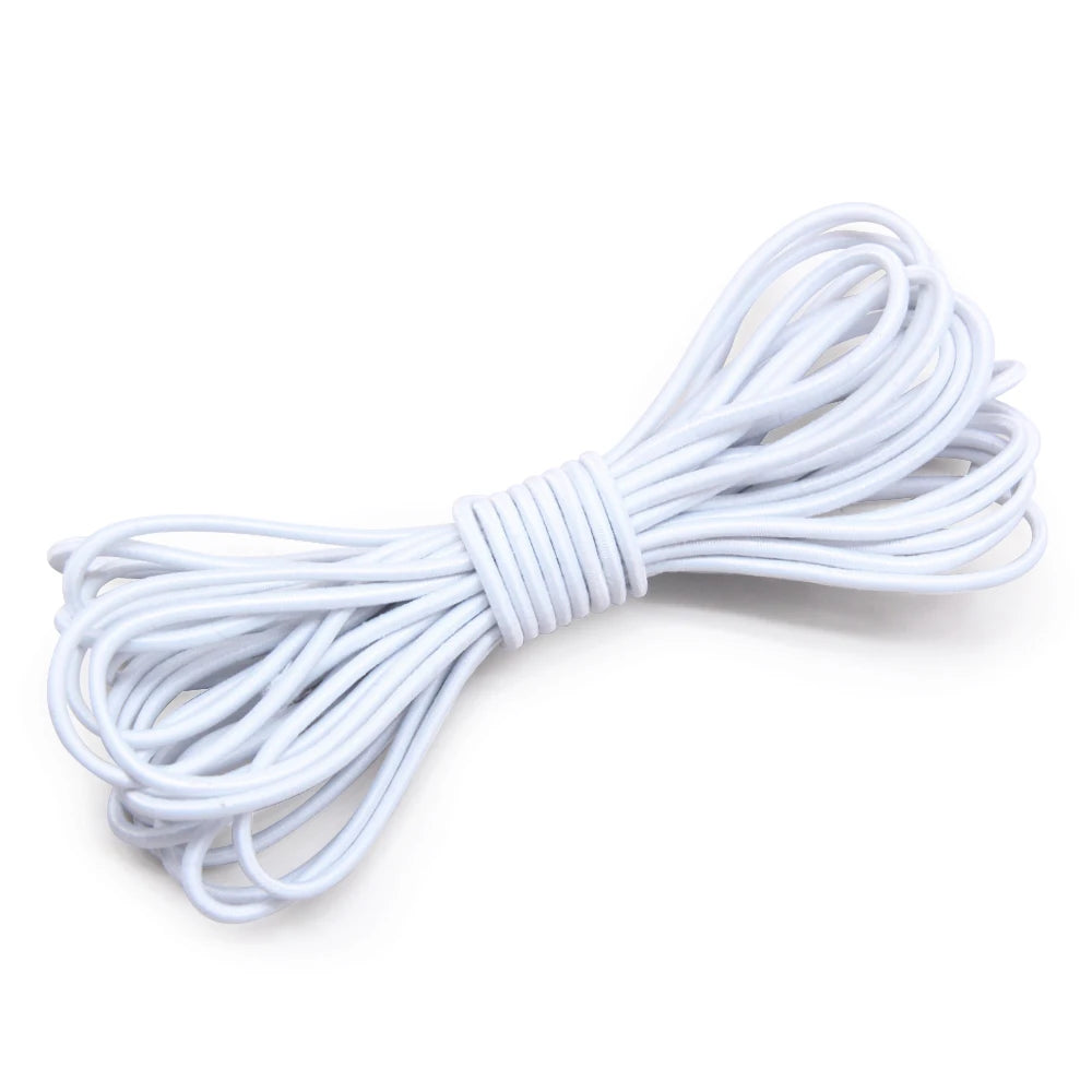2.5mm Elastic Rope Elastic Band Shock Cord Bungee Rubber Band Stretch Thread for Garment Accessory Craft Handmade DIY