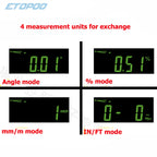 6inch Digital Level Electronic Protractor Inclinometer with Magnet Illuminate Level Angle Meter Gauge Level Box Inclinometer