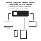 1/3Pcs Metal Webcam Cover Slider Shutter Privacy Protection Ultra Thin Camera Sticker for Laptop Smartphone Computer Universal