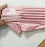 New Light Pink PE Plastic Self-seal Mailbag Poly Envelope Waterproof Postal Courier Bag Waterproof Packaging Postal Bags