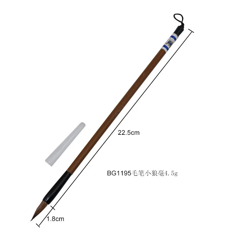 1 Pcs Wolf Hair Calligraphy Brush Chinese Writing Brush Paint Brush Artist Drawing Watercolor Painting Brushes School Supplies