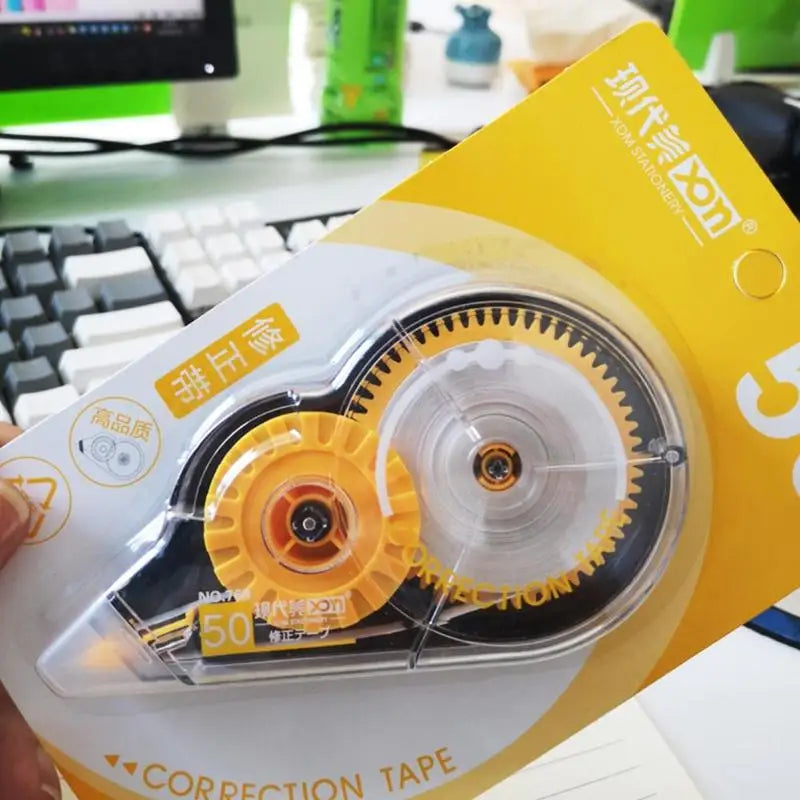 Large-capacity Correction Tape 50m Long Roller Text For A Correction Typos Writing Variety Paper Of To Data Use Suitable Ea C1I3