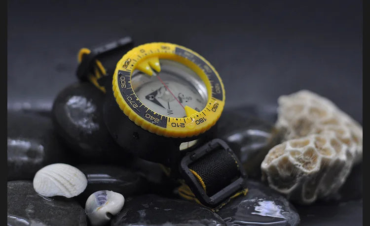 KANPAS 6BAR Scuba Diving Compass / Dive Compass / Compass Sea Navigation / Blue Compass Glow / Diving Luminous Signal
